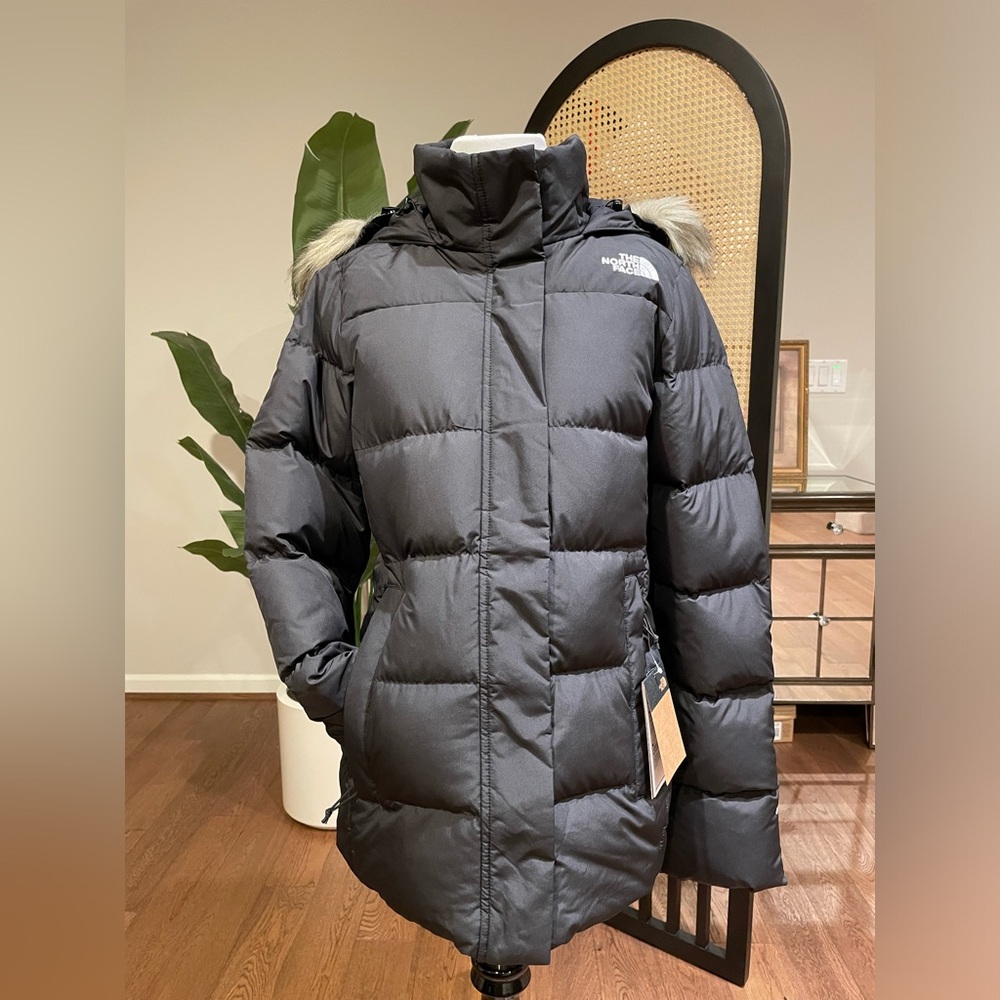 NWT The North Face Women GOTHAM Jacket Puffer Down Black Size XS、M